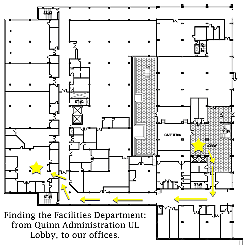 UMass Boston Facilities Map