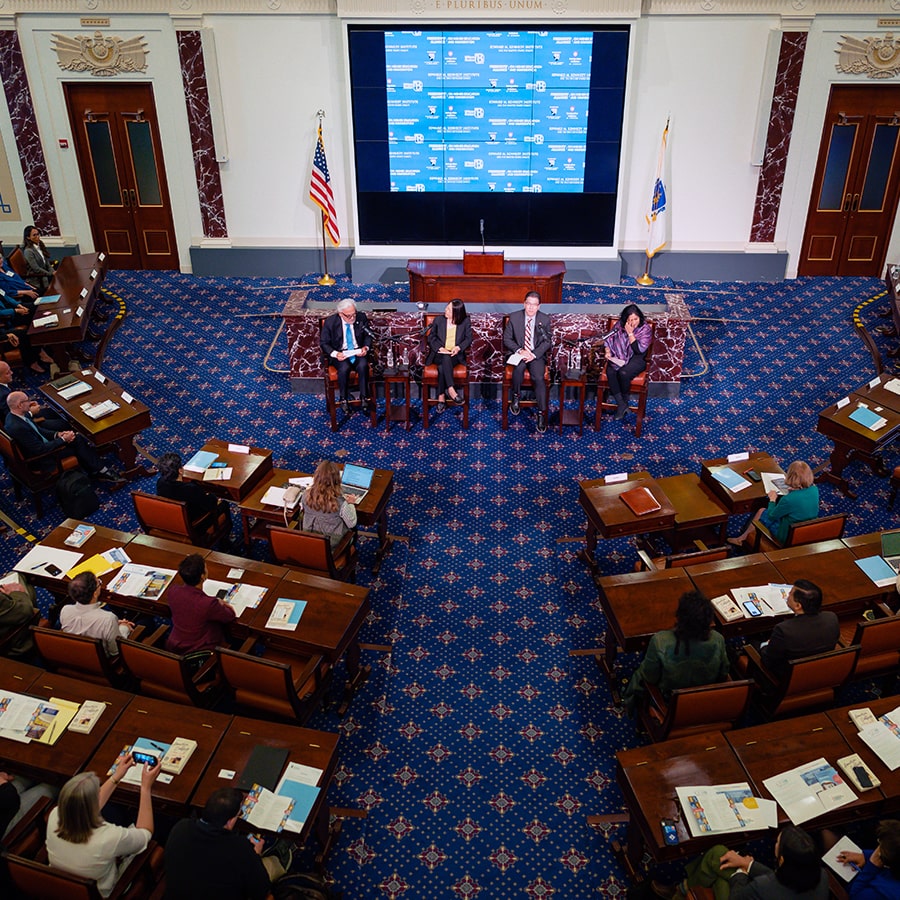 Hearing on immigration and higher ed at Kennedy Institute.