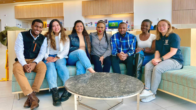 Student scholars sitting together